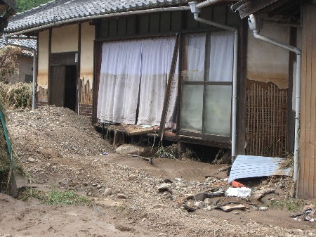 兵庫西部 北部 豪雨 佐用町 被害状況 画像 1