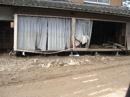 兵庫西部 北部 豪雨 佐用町 被害状況 画像 2