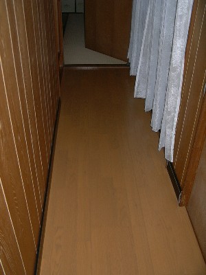 廊下 床板 張替え補修工事施工例画像