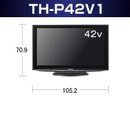 パナソニック フルハイビジョン プラズマテレビ ４２インチ TH-P42V11 画像
