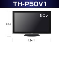 パナソニック フルハイビジョン プラズマテレビ ５０インチ TH-P50V11 画像
