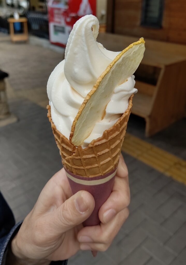 道の駅 みなみ波賀 アイスクリーム